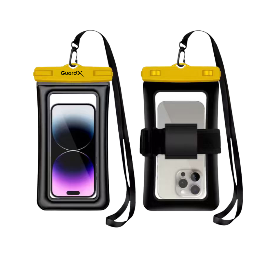 GuardX GX102 - Floatable Waterproof Phone Pouch with Arm Strap